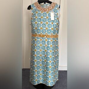 Tory Burch ANNETTE DRESS Abbey Floral LG, size 6 (NWT)
